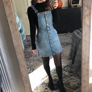 🐳 denim overall dress